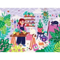 Pièce Rapportée Puzzle La Serre Aux Chats - 1000 pièces
