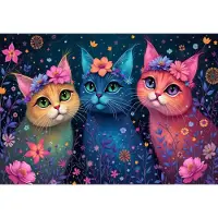 Alipson Puzzle Puzzle Trio de Chats Rêveurs - 1000 pièces