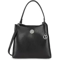 L.credi sac à épaule sac à épaule bandoulière Sarine Hobo Black noir