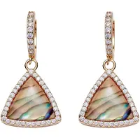 U.S. POLO ASSN. Boucles d'oreilles 'Rita' jaune d'or
