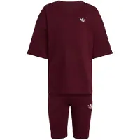 Adidas Set 'CYCLING SHORTS TEE' lie de vin