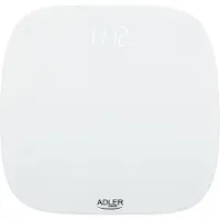 Adler AD8176 Pèse-personne numérique Haute précision 180Kg, écran LED, Off automatique Blanc
