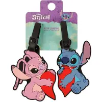 Peers Hardy Autocollants pour valise Disney Stitch & Angel, lot de 2
