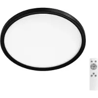 Osram Spot encastré Orbis Easyfix, noir, 3000 K / 4000 K / 6000 K, lumière blanc chaud, 1350 lm, 18 W, diamètre de 29,3 cm