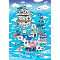 Grafika Puzzle Dirigeable - 1000 pièces