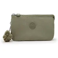 Kipling Trousse de maquillage 'Creativity L' olive / vert chiné