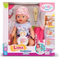 Baby Born Lena Little Cares 36 Cm Puppe Rosa Rosa One Size