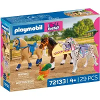 Playmobil Figure Three Horses For Collecting