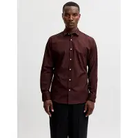 Jack & Jones Chemise 'JJJoe' marron