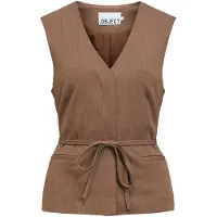 Object Gilet de costume 'OBJLisa' chocolat