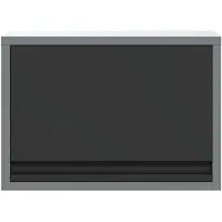 vidaXL Cabinet à Outils avec stockage Noir et gris 50 x 25 x 35 cm