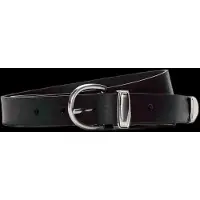 Selected Cuir Ceinture Femme Le noir 95