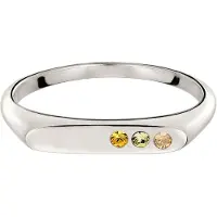 Elli Bague champagne / or / orange foncé / argent
