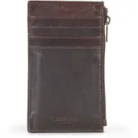 Howard London Porte-monnaies 'Cardwallet Alvin Dark Brown' brun foncé