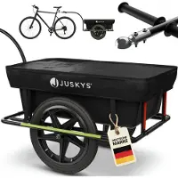 Juskys Remorque à vélo / remorque - 90 litres