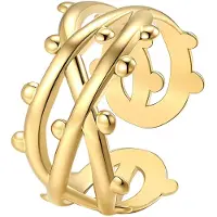 Hey Happiness Bague 'Bubble Twist' or