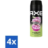 Axe AX - Déodorant Spray - Epic Fresh - Agrumes et Menthe - Ultra Fresh - 150 ml - pack économique - 4 pièces