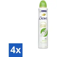 Dove Déodorant Spray - Concombre & Thé Vert - 200 ml - Pack avantage - 4 pièces