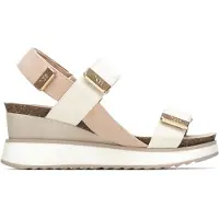 Xti pour femme. 14282207-BLANCO Sandales 142822 blanc (41), 5 à 8 cm, Velcro, Casuel