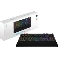 MSI Strike Pro W Silent Fr (FR, Sans fil), Clavier, Noir