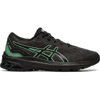 Asics GT-1000 11 GS, coloris GRAPHITE GREY/NEW LEAF, modèle 4b