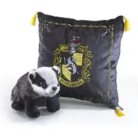 Noble Collection Poduszka z Maskotką Hufflepuff od - 34 cm, Pluszowa