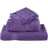 vidaXL Serviettes de sauna de qualité supérieure SOLUND 2 pcs violet