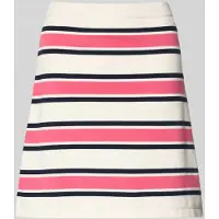 Selected Jupe anthracite / magenta / blanc naturel