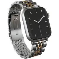 Burga Bracelet acier pour Apple Watch | 38/40/41/42 mm - Platinum Gold