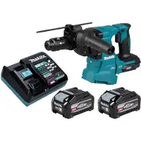 Makita HR 012 GZ : marteau-perceuse combiné sans fil, 40 V max., 3,3 J, SDS plus, moteur Brushless, modèle Solo (sans batterie, sans chargeur)
