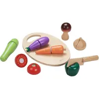 Classic World Ensemble classique de 16 couteaux à légumes en bois avec velcro