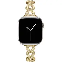 IDEAL OF SWEDEN Delicate Chain Watch Band pour Apple Watch | 38/40/41/42 mm - Gold Sparkle