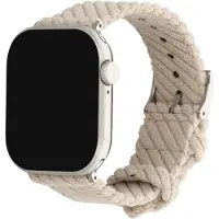 IMoshion Bracelet en velours côtelé pour Apple Watch | 44/45/46/49 mm - Beige