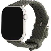IMoshion Bracelet en velours côtelé pour Apple Watch | 44/45/46/49 mm - Vert