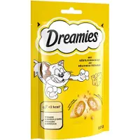 Dreamies 4x60g Catisfactions, fromage - Friandises pour chat