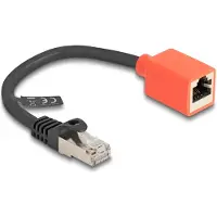 DeLOCK 88197 RJ45 Geräteschutz Adapter Cat.6A S/FTP 20cm
