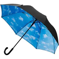 Falcone Hommes, Parapluie, GP-54-C, Noir, Bleu