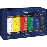 Kreul C.peintute acrylique el greco, 75 ml, kit de 6 28260