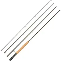 Greys Stream-flex Fly Fishing Rod Argenté 3.15 m / Line 4