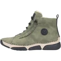 Rieker Bottines à lacets vert clair