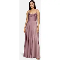 Vera Mont Robe de soirée rose ancienne