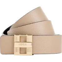 HUGO Ceinture en cuir réversible avec lettres métalliques du logo
