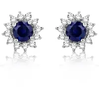 Diamant L'Eternel Boucles d'oreilles argent