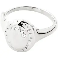 Pilgrim Bague 'Here' argent / transparent
