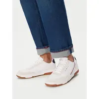 Tommy Hilfiger Baskets basses 'BASKET CORE' crème / blanc