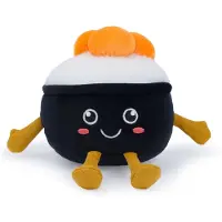 BESITOS Jouet Squishy « Crabe rouge sushi » - Peluche de 20 cm
