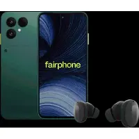 Fairphone 6+ 256 Go Vert 5G + Fairbuds Wireless Noir