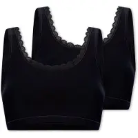 Schiesser Soutien-gorge ' Cotton Lace ' noir