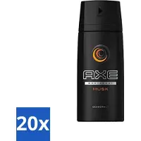 Axe Ax - Déodorant spray pour le corps - Musc - 150 ml - Pack économique - 20 pièces