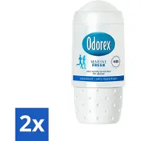 Odorex - Déodorant à bille - Marine Fresh - Protection rafraîchissante - 50 ml - Pack avantage - 2 pièces